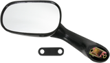 Mirror - Side View - Oval - Black - Left 1993 - 1997