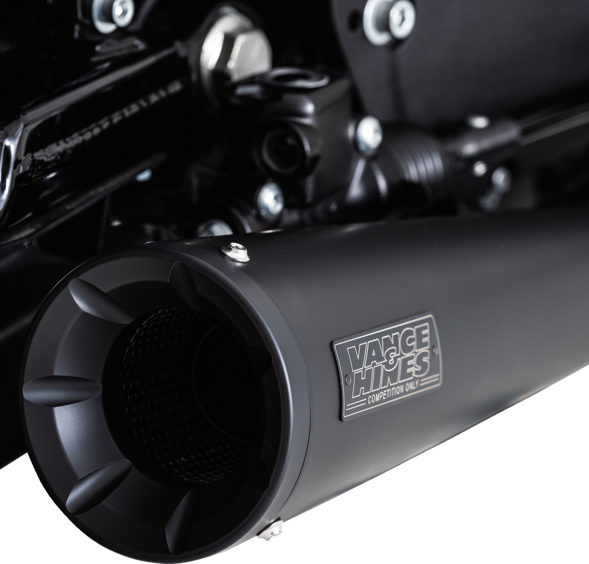 Upsweep 2-into-1 Exhaust System - Stainless Steel - Black 2004 - 2013