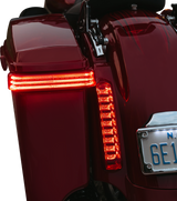 Saddlebag LED Lights - Sequential - Black/Red 1997 - 2013