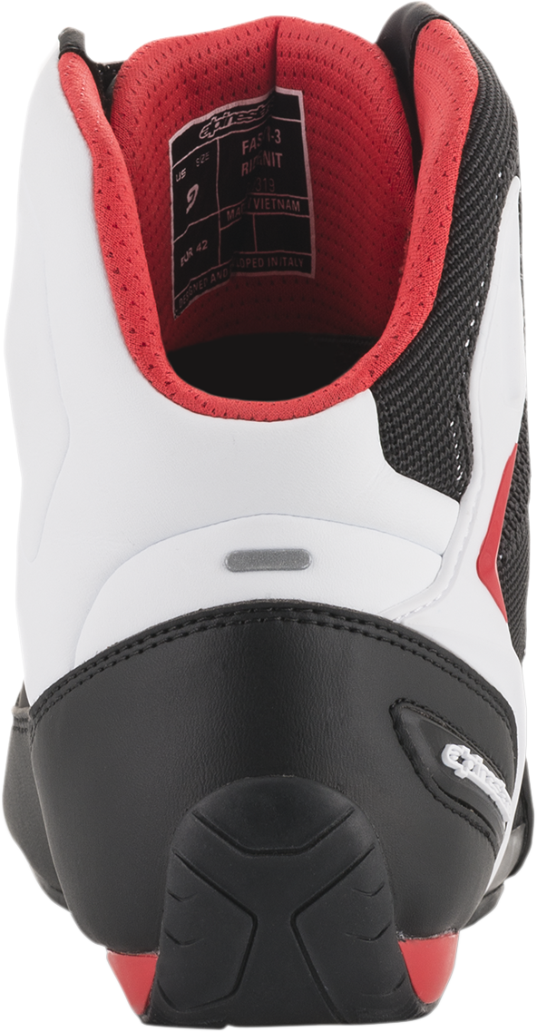 Faster-3 Rideknit® Shoes - Black/White/Red - US 7