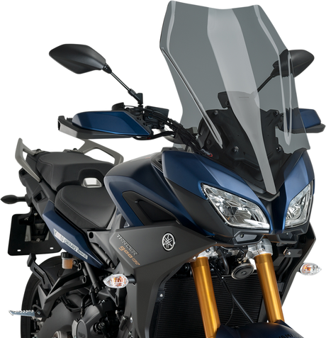 Touring Windscreen - 25-3/8\" - Dark Smoke - Yamaha 2018 - 2024