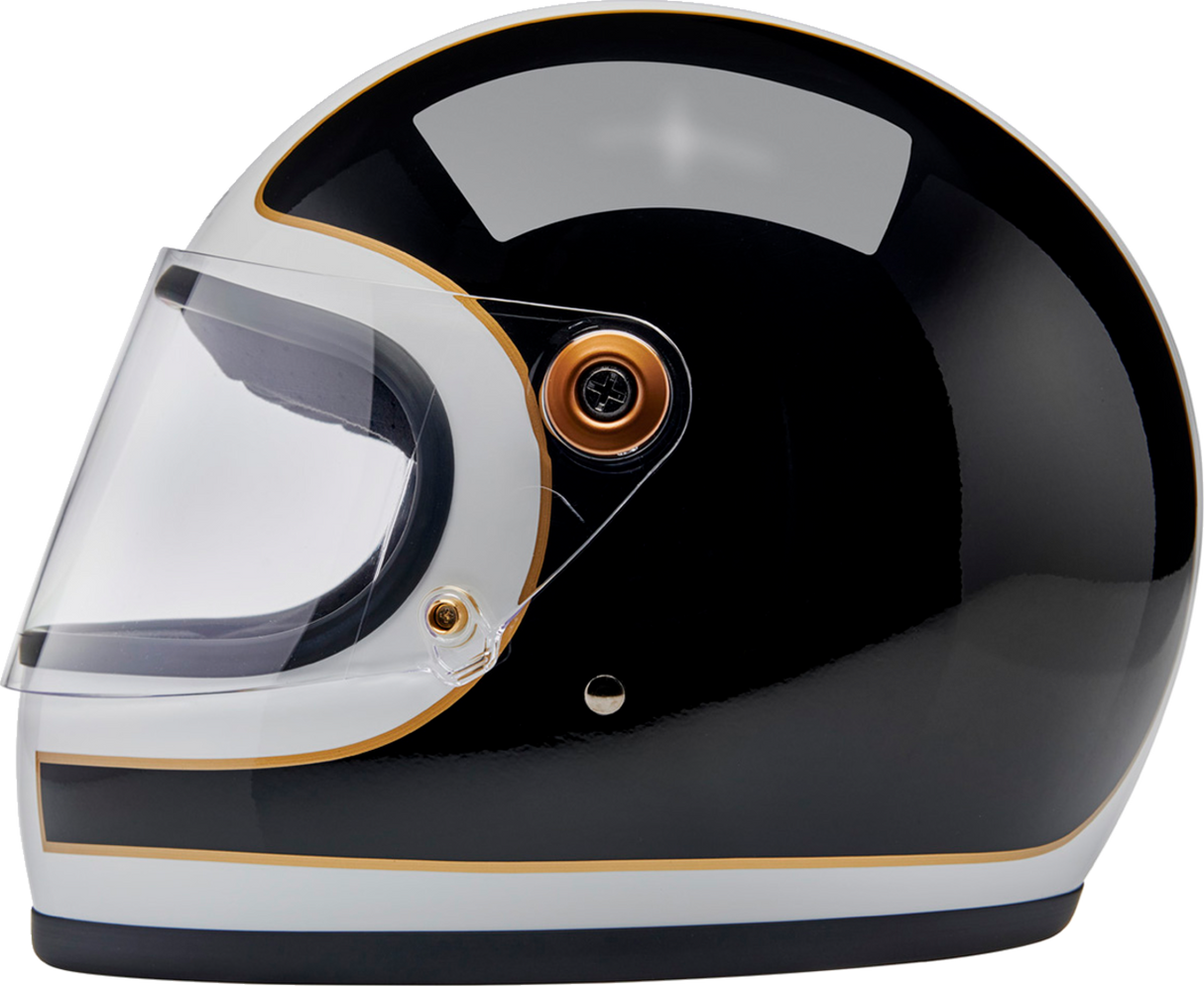 Gringo S Helmet - Gloss White/Black Tracker - Small