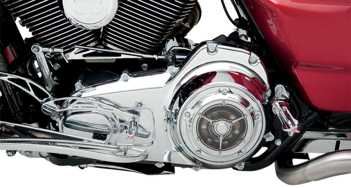 Clarity Derby Cover - Chrome - Big Twin 1999 - 2016