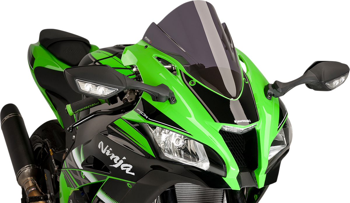 Race Windscreen - 14-1/4\"Dark Smoke - ZX10R 2016 - 2020