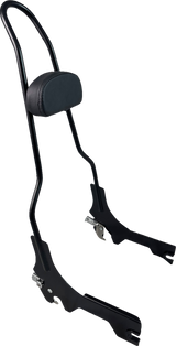 Quick Release Sissy Bar - 23\" - With Pad - Matt Black 2018 - 2023