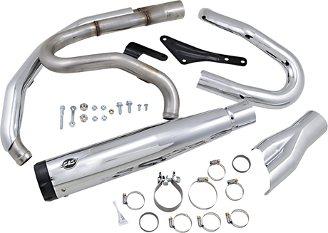 2:1 Exhaust for M8 Softail - Chrome 2018 - 2022