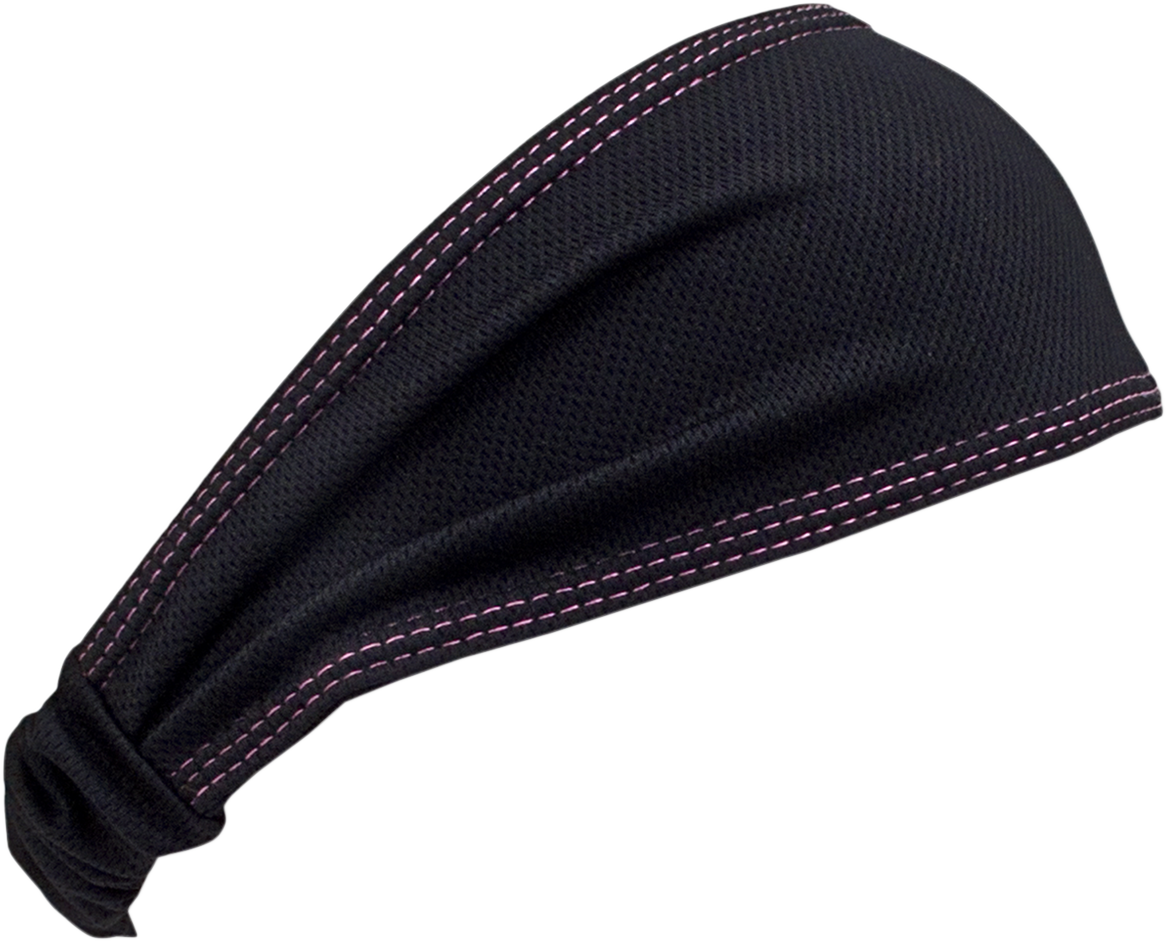 Mini Doo-Z Coolskin® Headwrap - Black/Pink