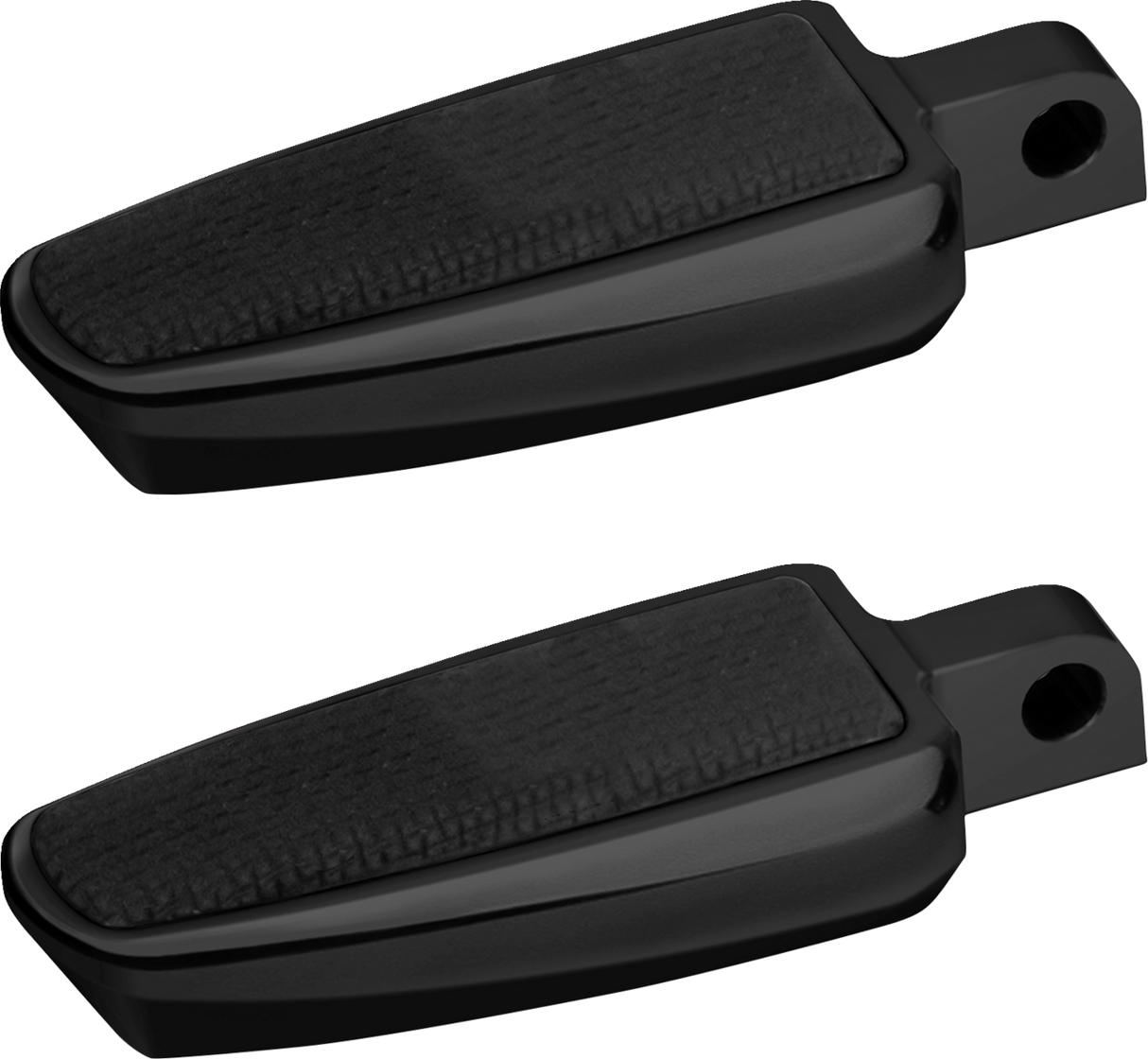 Banana Board Footpegs - Male Mount - Black without Rivets