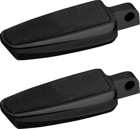 Banana Board Footpegs - Male Mount - Black without Rivets