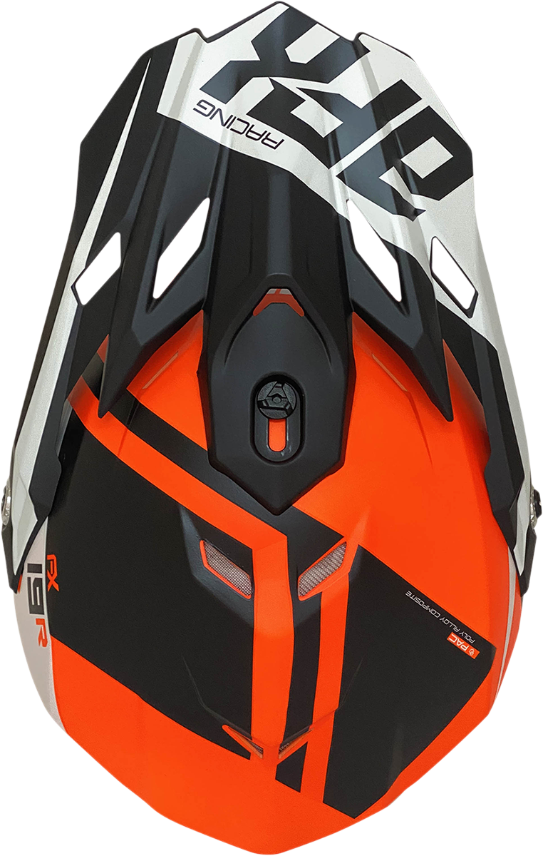 FX-19R Helmet - Racing - Matte Orange - Large