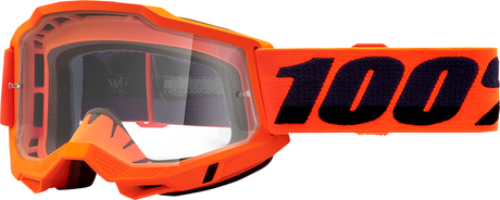 Accuri 2 OTG Goggles - Neon Orange - Clear