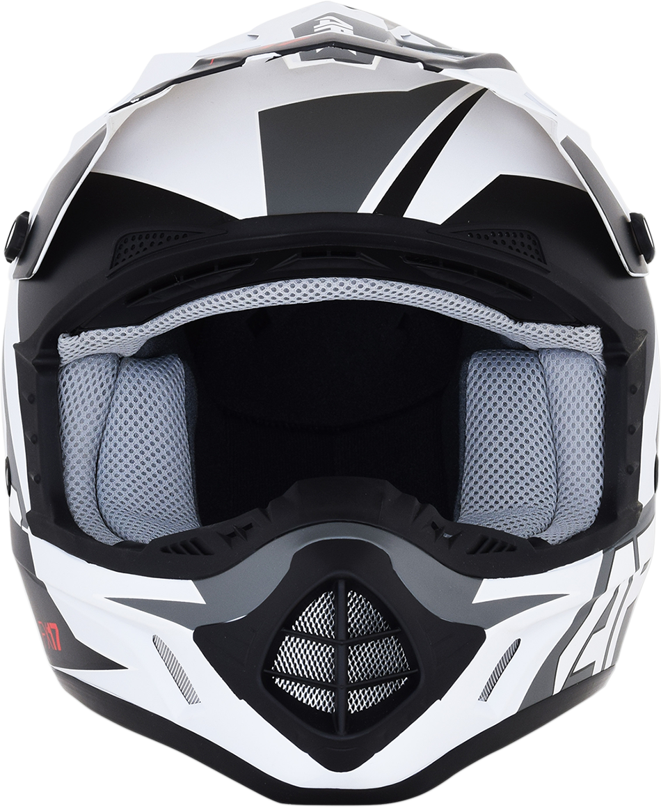 FX-17 Helmet - Aced - Matte White/White - Large