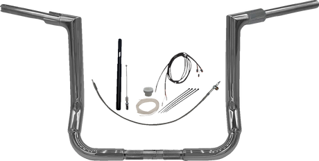 Handlebar Kit - Flat Top - 14\" - Chrome 2021 - 2022