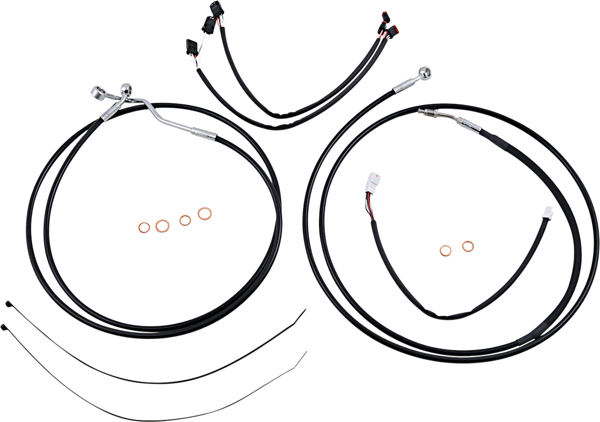 Control Cable Kit - XR - Black/Chrome 2017 - 2020