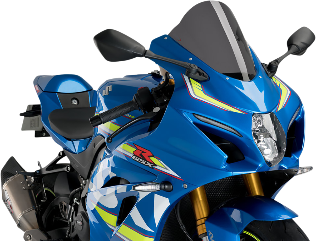 Race Windscreen - 11-1/4\" - Dark Smoke - GSX-R 2017 - 2022