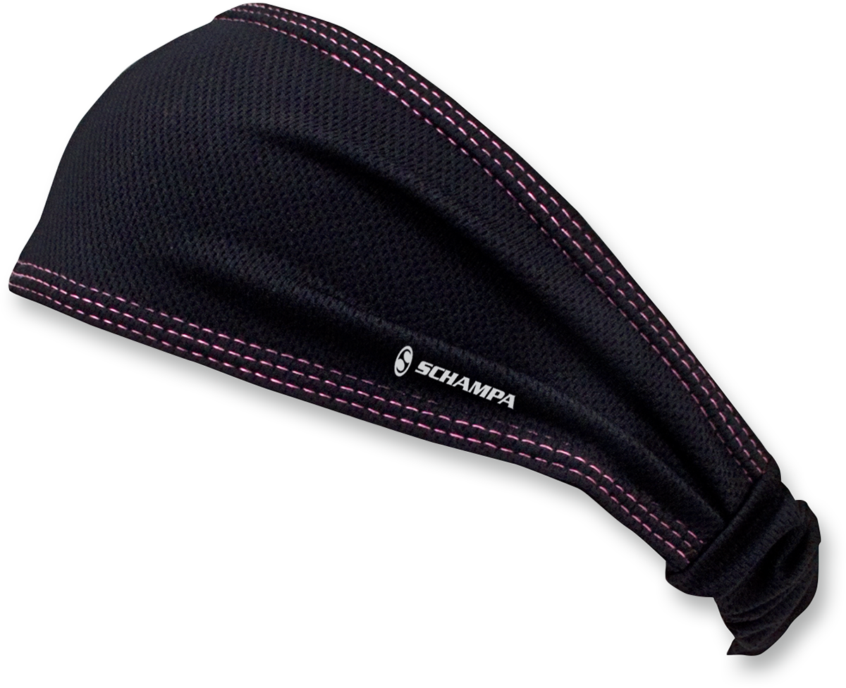 Mini Doo-Z Coolskin® Headwrap - Black/Pink