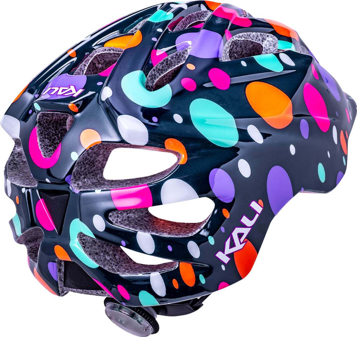 Child Chakra Lighted Helmet - Confetti - Gloss Teal - Small