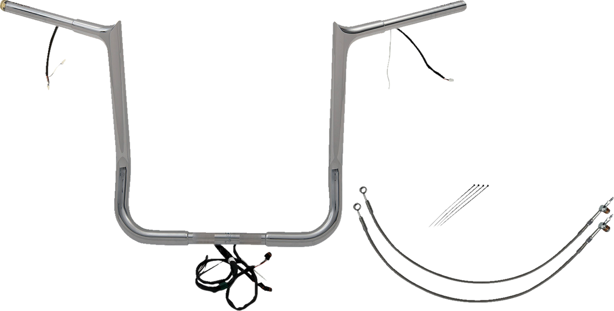 Handlebar Kit - Pointed Top - 16\" - Chrome 2014 - 2015