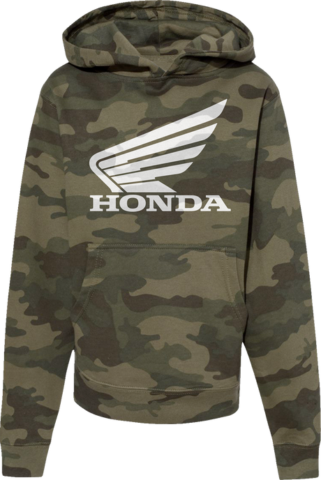 Youth Honda Hoodie - Camo - Small