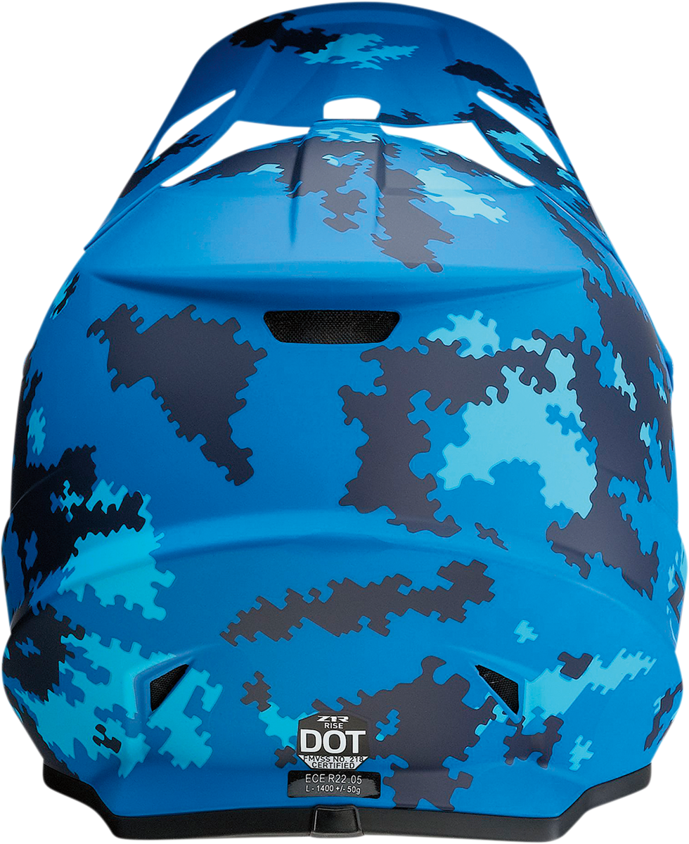 Rise Helmet - Digi Camo - Blue - XS