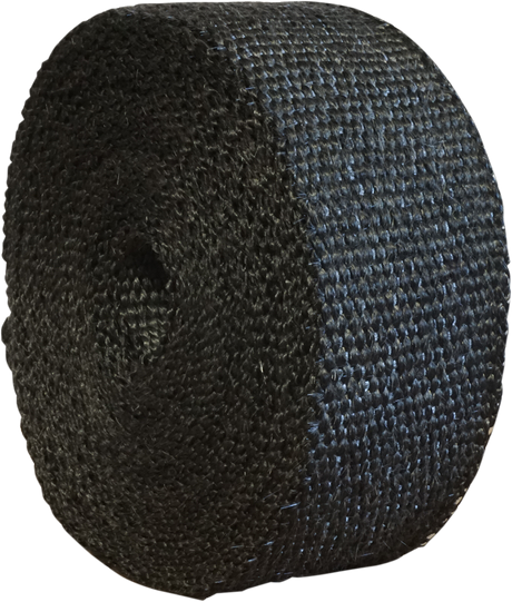 Fiberglass Exhaust Wrap - Black - 2\" x 25\'