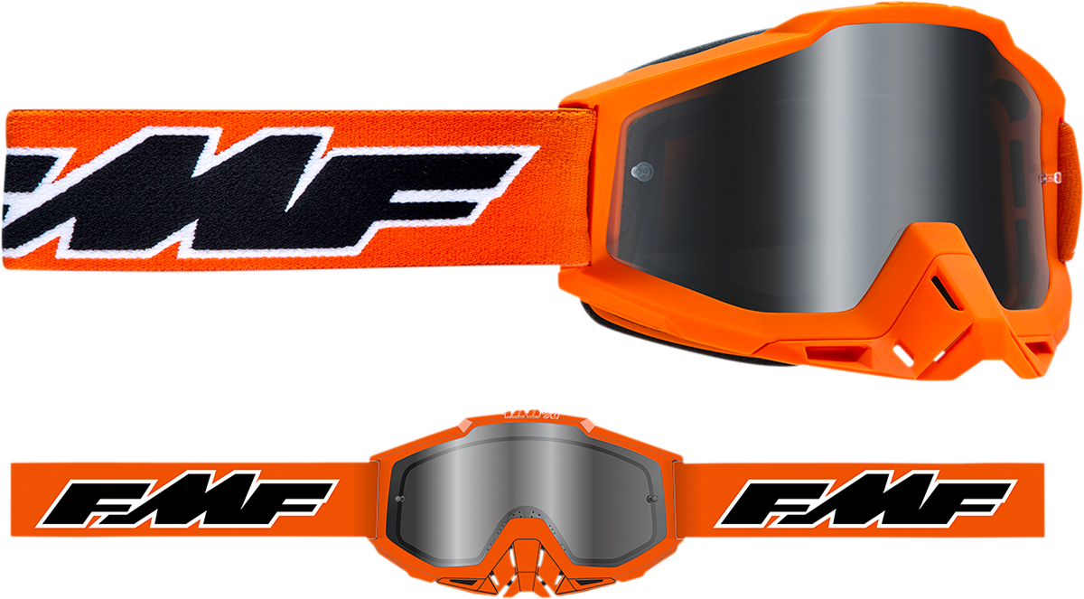 Youth PowerBomb Goggles - Rocket - Orange - Silver Mirror