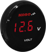 I-Gear Volt Meter - Red Digits - 1.57\" Diameter x 0.43\" D