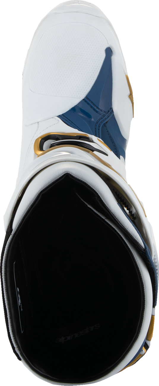 Arlington LE Tech 10 Boots - White/Blue/Gold - US 9