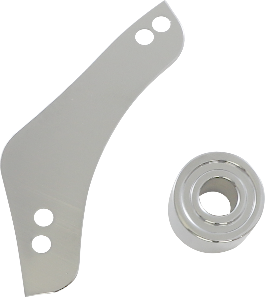 Replacement Breather Bolt Cover Plate - Inverted/Method/Clear Tear/Sidekick - Right - Chrome 2017 - 2023