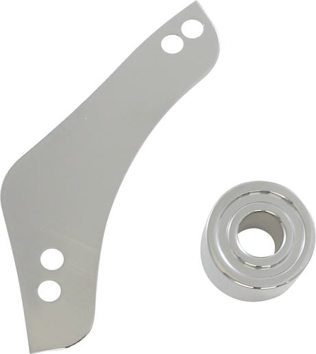 Replacement Breather Bolt Cover Plate - Inverted/Method/Clear Tear/Sidekick - Right - Chrome 2017 - 2023