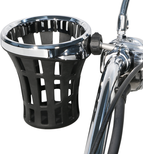 Drink Holder - 7/8\" - 1\" Clamp - Chrome