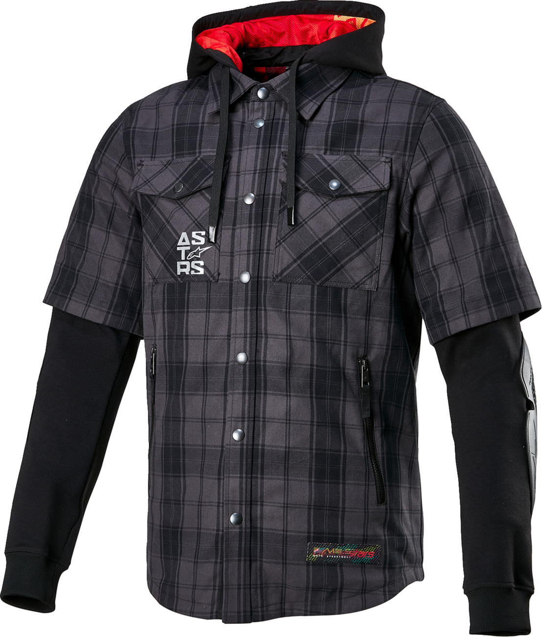 MO.ST.EQ Tartan Jacket - Gray/Black - Large