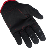 Moto Gloves - Black/Red - Medium