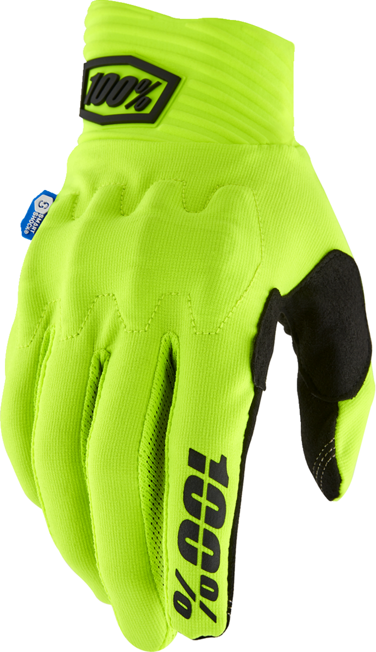 Cognito Smart Shock Gloves - Fluorescent Yellow - Small