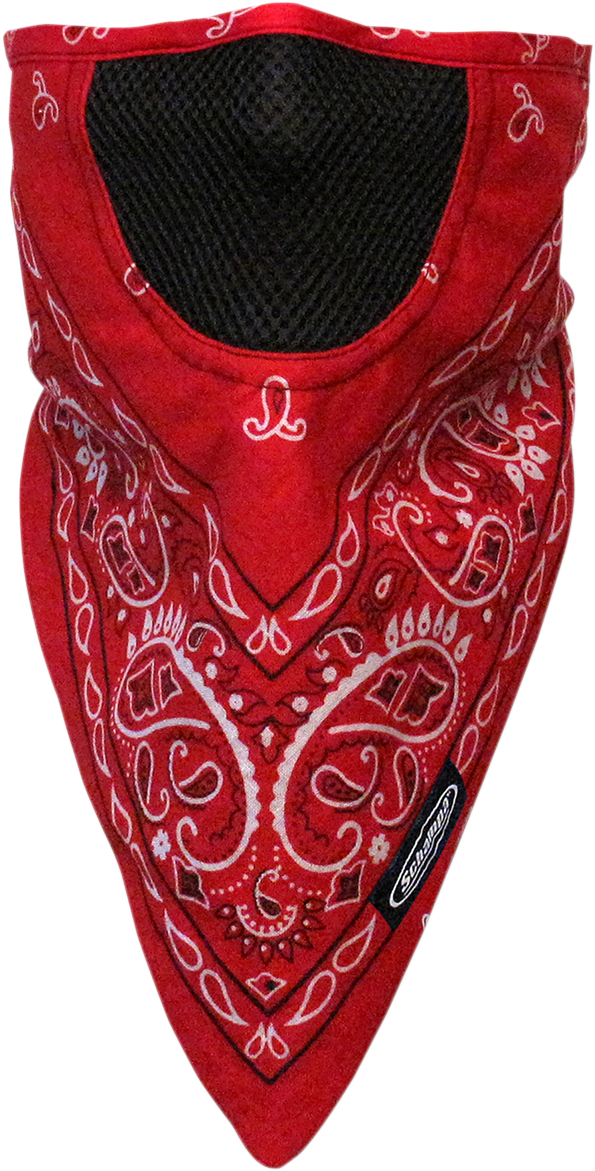 Facefit Facemask - Red Paisley