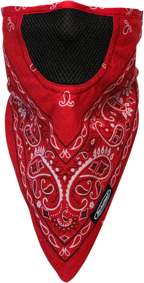 Facefit Facemask - Red Paisley