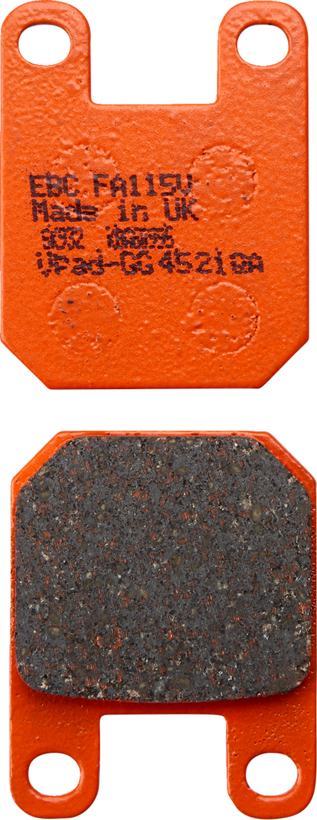 Semi-Sintered Brake Pads - FA115V 1987 - 2012