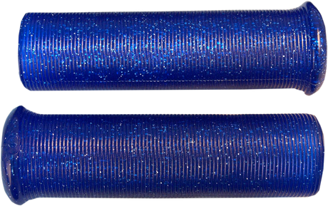 Grips - Retro - Metal - 1\" - Blue