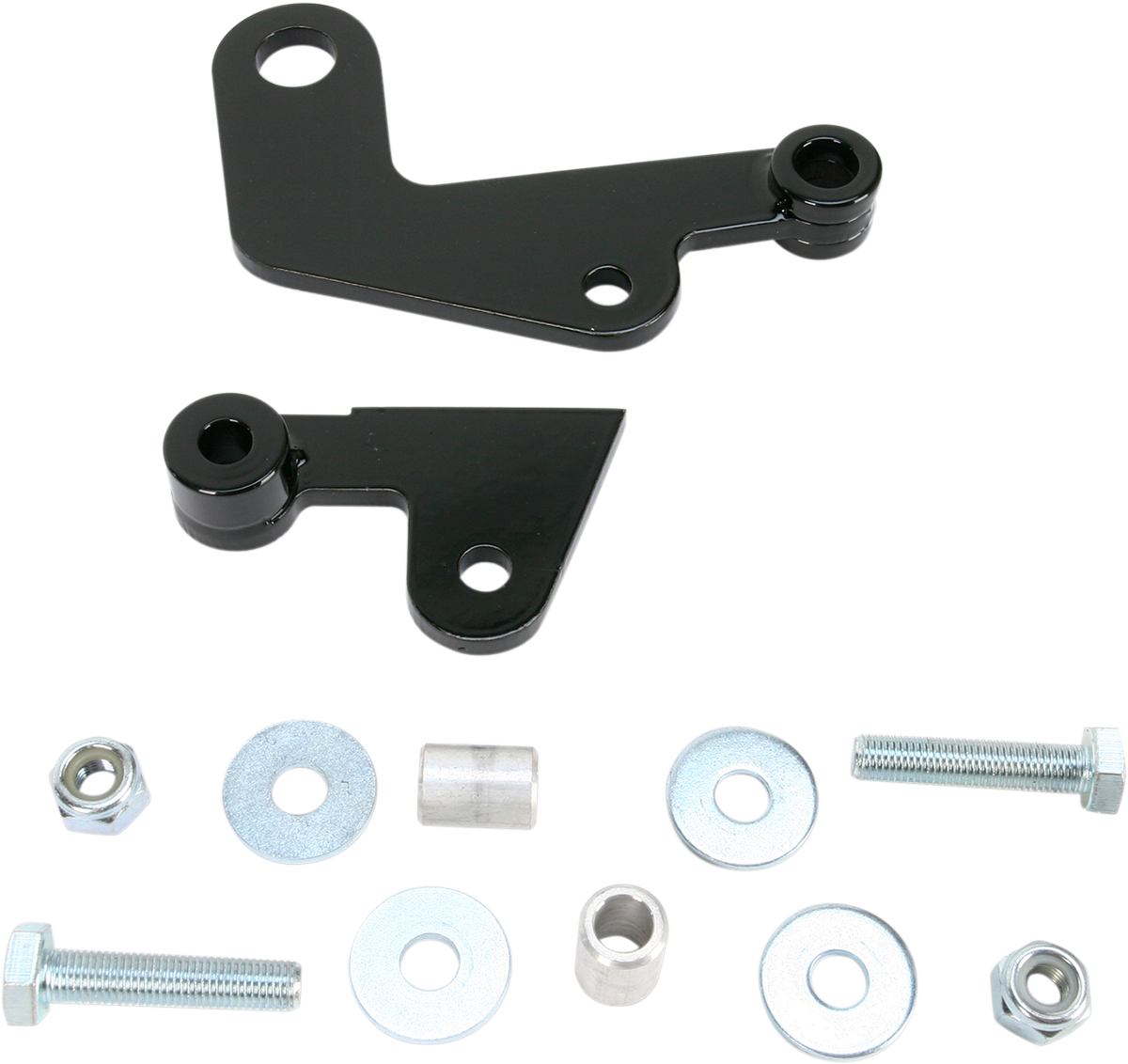 Rear Shock Drop Bracket Lowering Kit - Black - Lowers 1.50\" - \'07-\'09 VT750C2 2004 - 2009