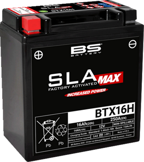 Battery - BTX16H (YTX) 1992 - 2023