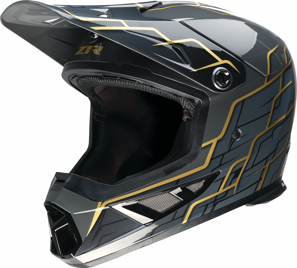 Rise 2.0 Helmet - Hyacinth - Black/Gold - 2XL