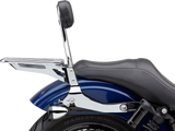 Backrest Kit - 14\" - Chrome - Dyna 2006 - 2017