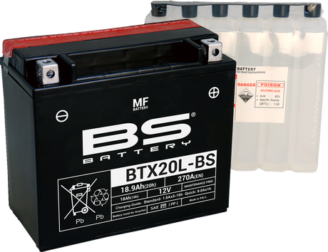 Battery - BTX20L-BS (YTX) 1979 - 2023