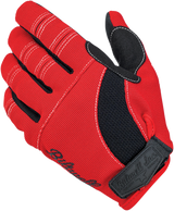 Moto Gloves - Red/Black/White - Medium