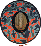 Quack Camo Straw Hat - Natural - One Size