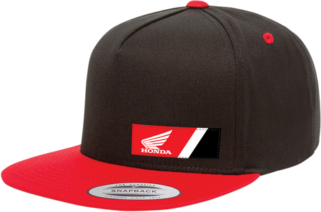 Honda Wedge Hat - Black/Red