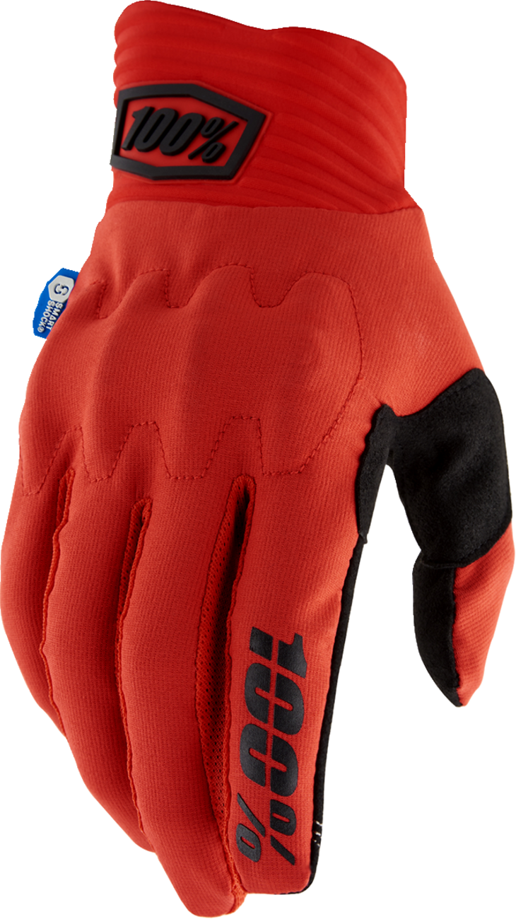 Cognito Smart Shock Gloves - Red - Medium