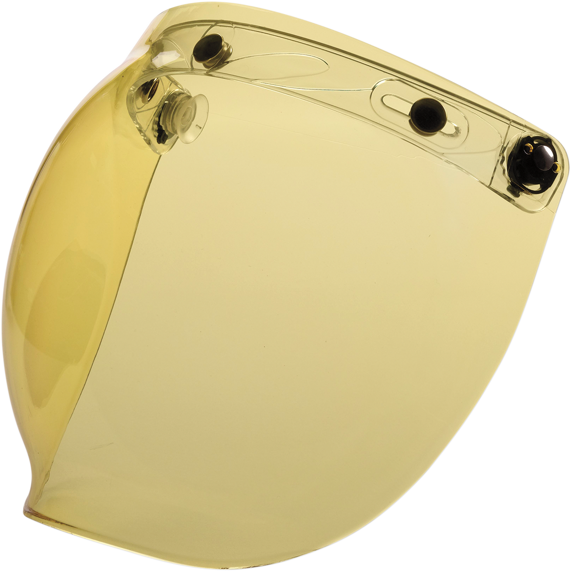 Flip-Up Bubble Shield - 3-Snap - Amber