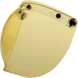 Flip-Up Bubble Shield - 3-Snap - Amber