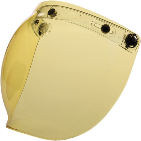 Flip-Up Bubble Shield - 3-Snap - Amber